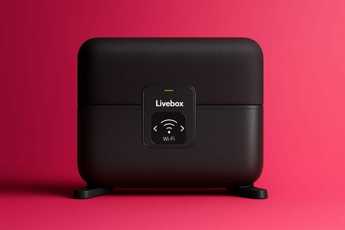 Serveur de La Boîte de Sosh sur fond rose